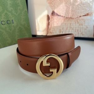 Gucci GG Brown Leather Belt